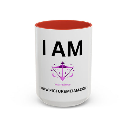 I AM Sagittarius Inspirational Accent Coffee Mug - 11/15oz