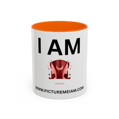 I AM Gemini Inspirational Accent Coffee Mug - 11/15oz