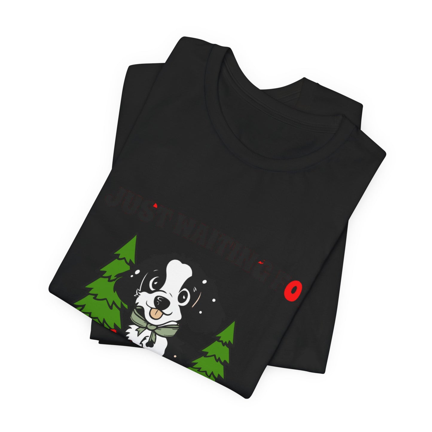 JUST WAITING FOR CHRISTMAS PRESENTS BELLA CANVAS 3001