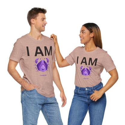 I AM Cancer Unisex Short Sleeve Tee