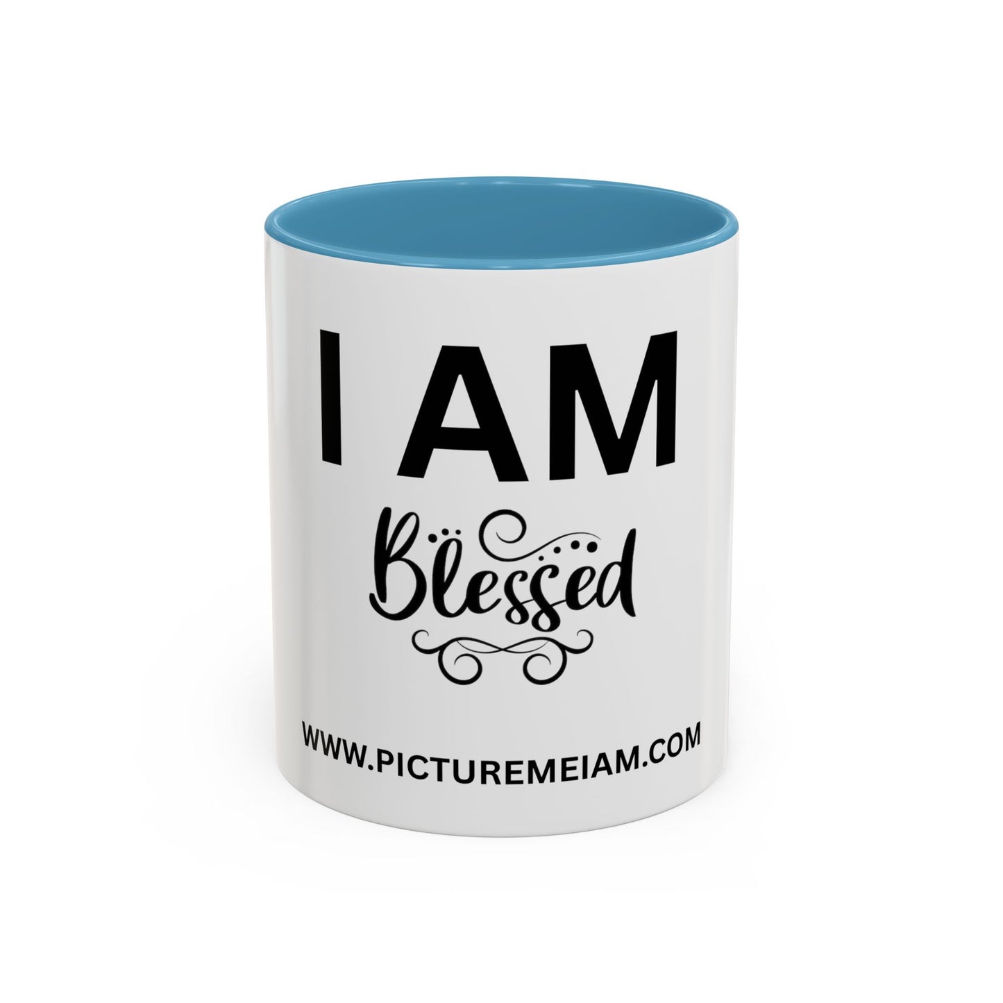 I AM Blessed Inspirational Accent Coffee Mug - 11/15oz