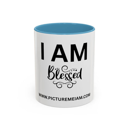 I AM Blessed Inspirational Accent Coffee Mug - 11/15oz