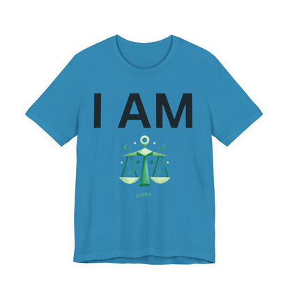 I AM Libra Unisex Short Sleeve Tee