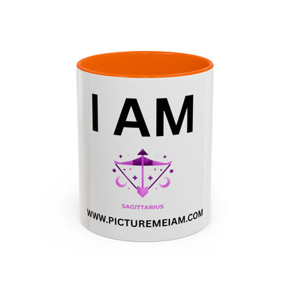 I AM Sagittarius Inspirational Accent Coffee Mug - 11/15oz