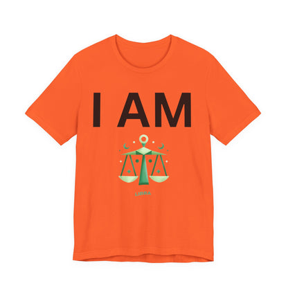 I AM Libra Unisex Short Sleeve Tee