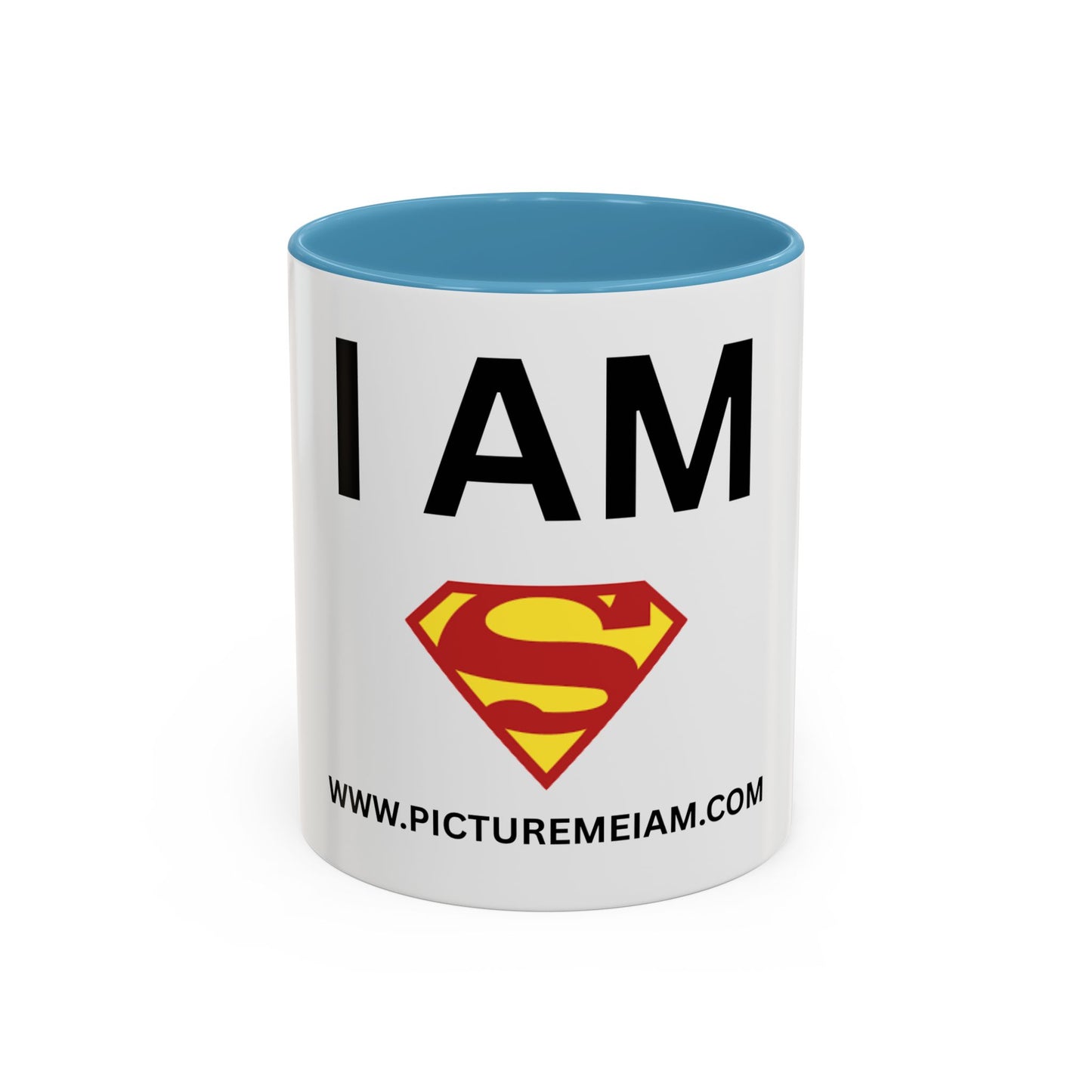 I AM Suprman Inspirational Accent Coffee Mug - 11/15oz
