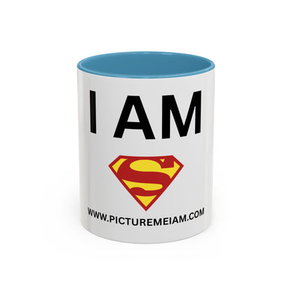 I AM Suprman Inspirational Accent Coffee Mug - 11/15oz
