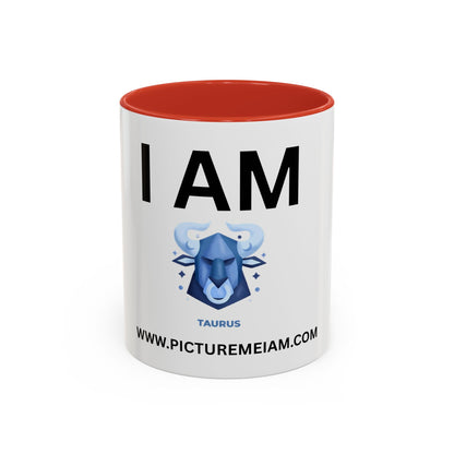 I AM Taurus Inspirational Accent Coffee Mug - 11/15oz