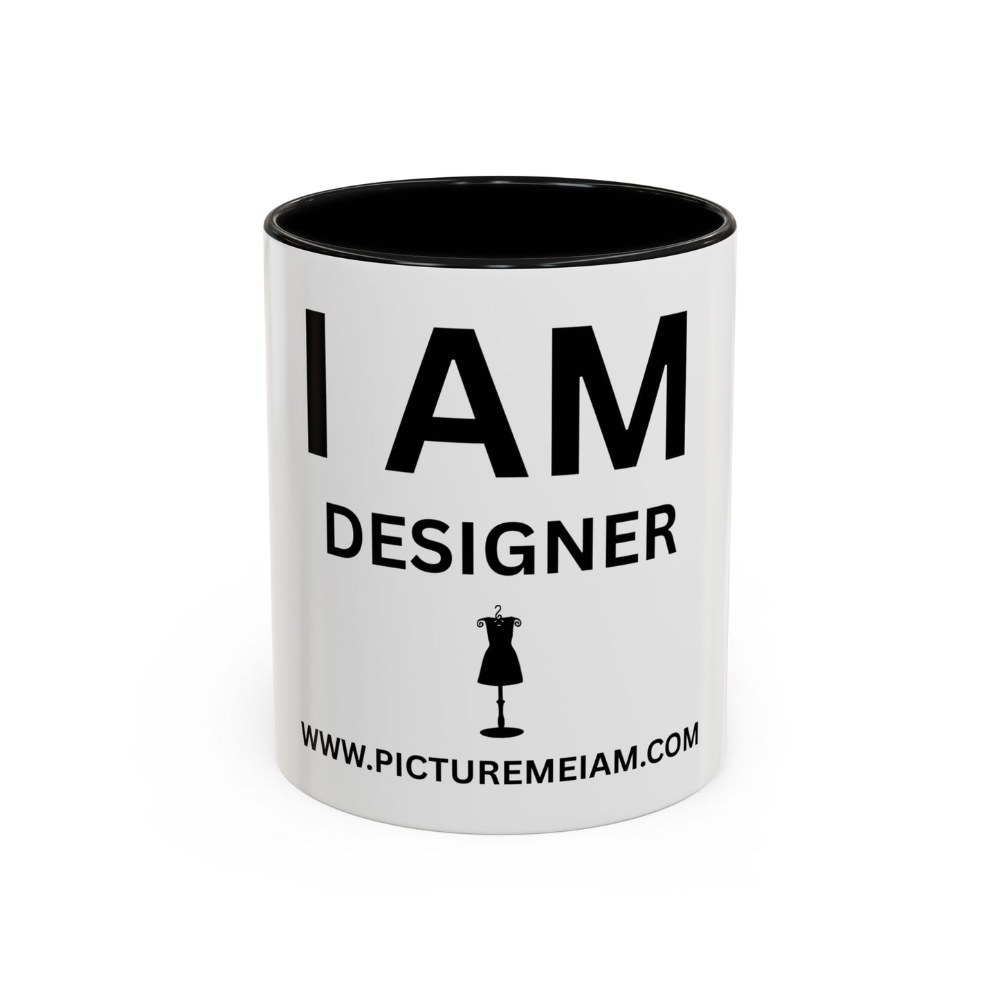 I AM Designer Inspirational Accent Coffee Mug - 11/15oz