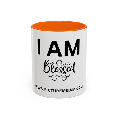 I AM Blessed Inspirational Accent Coffee Mug - 11/15oz