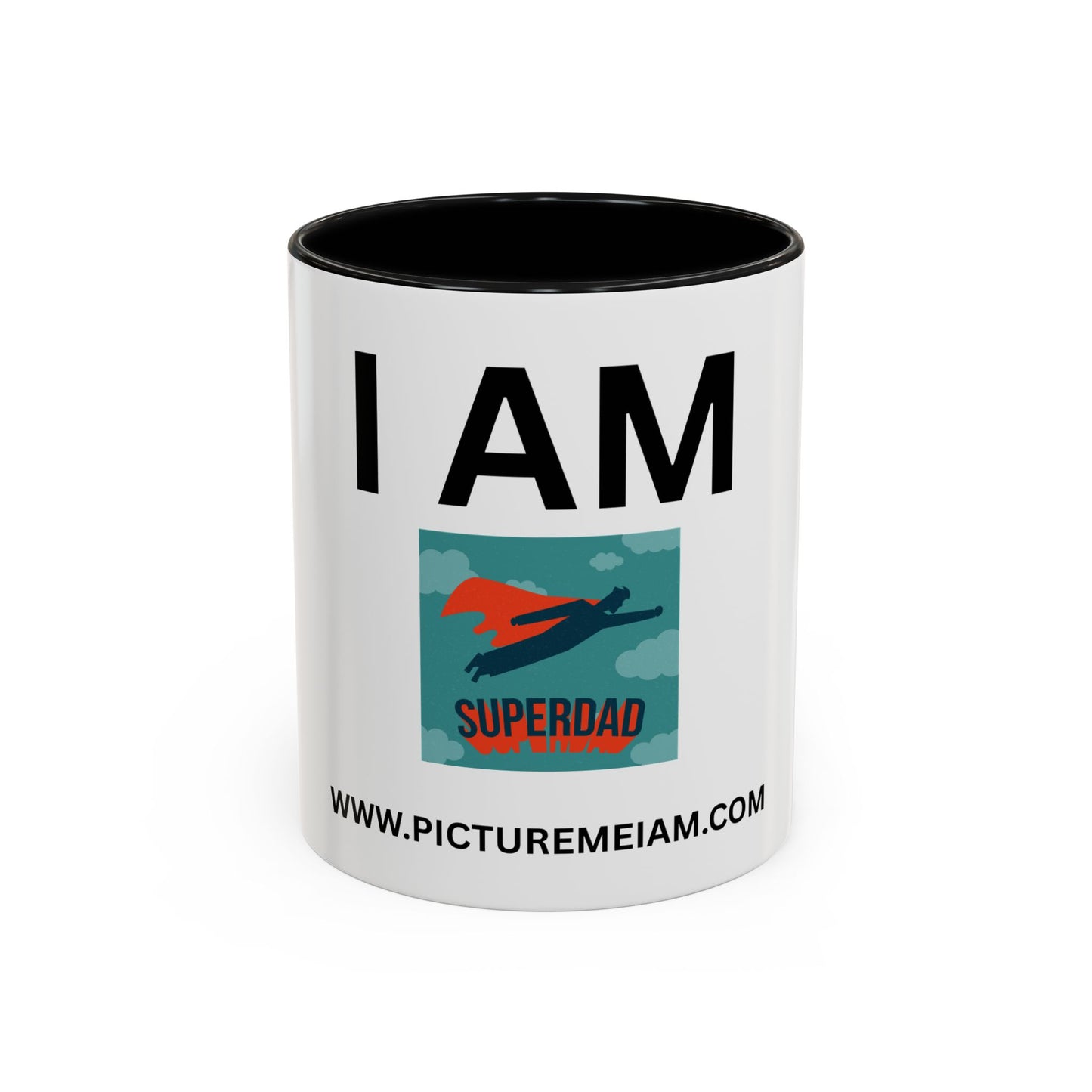 I AM Duper Dad Inspirational Accent Coffee Mug - 11/15oz