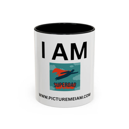 I AM Duper Dad Inspirational Accent Coffee Mug - 11/15oz