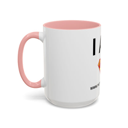 I AM Suprman Inspirational Accent Coffee Mug - 11/15oz