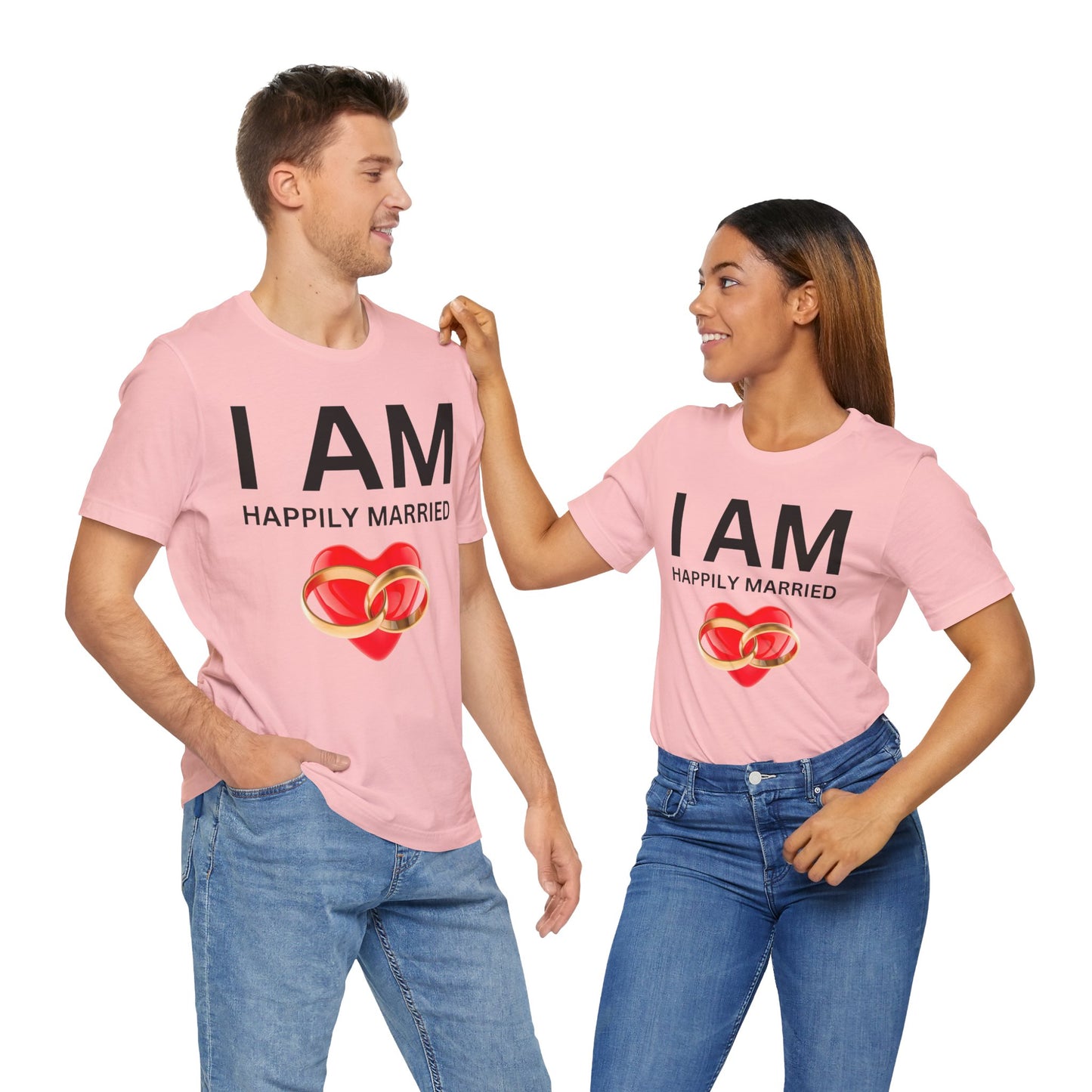 I AM Happily Unisex Short Sleeve Tee
