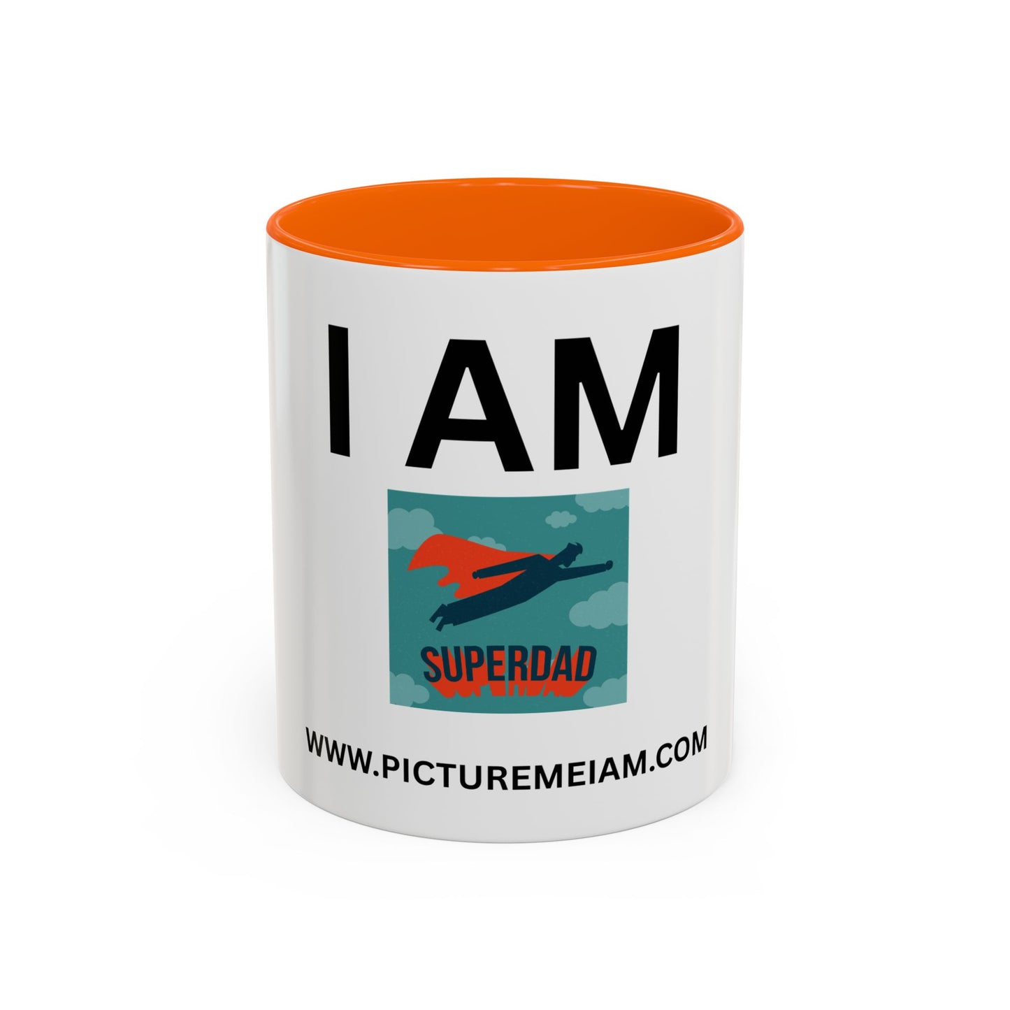 I AM Duper Dad Inspirational Accent Coffee Mug - 11/15oz