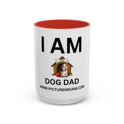 I AM Dog Dad Inspirational Accent Coffee Mug - 11/15oz