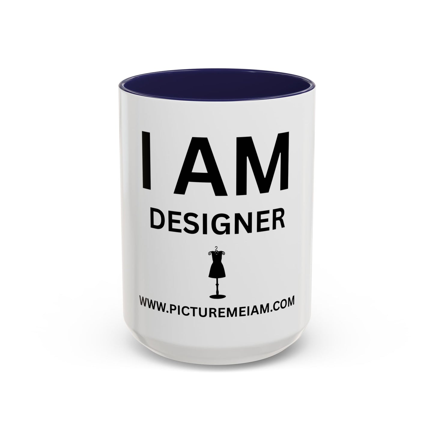 I AM Designer Inspirational Accent Coffee Mug - 11/15oz