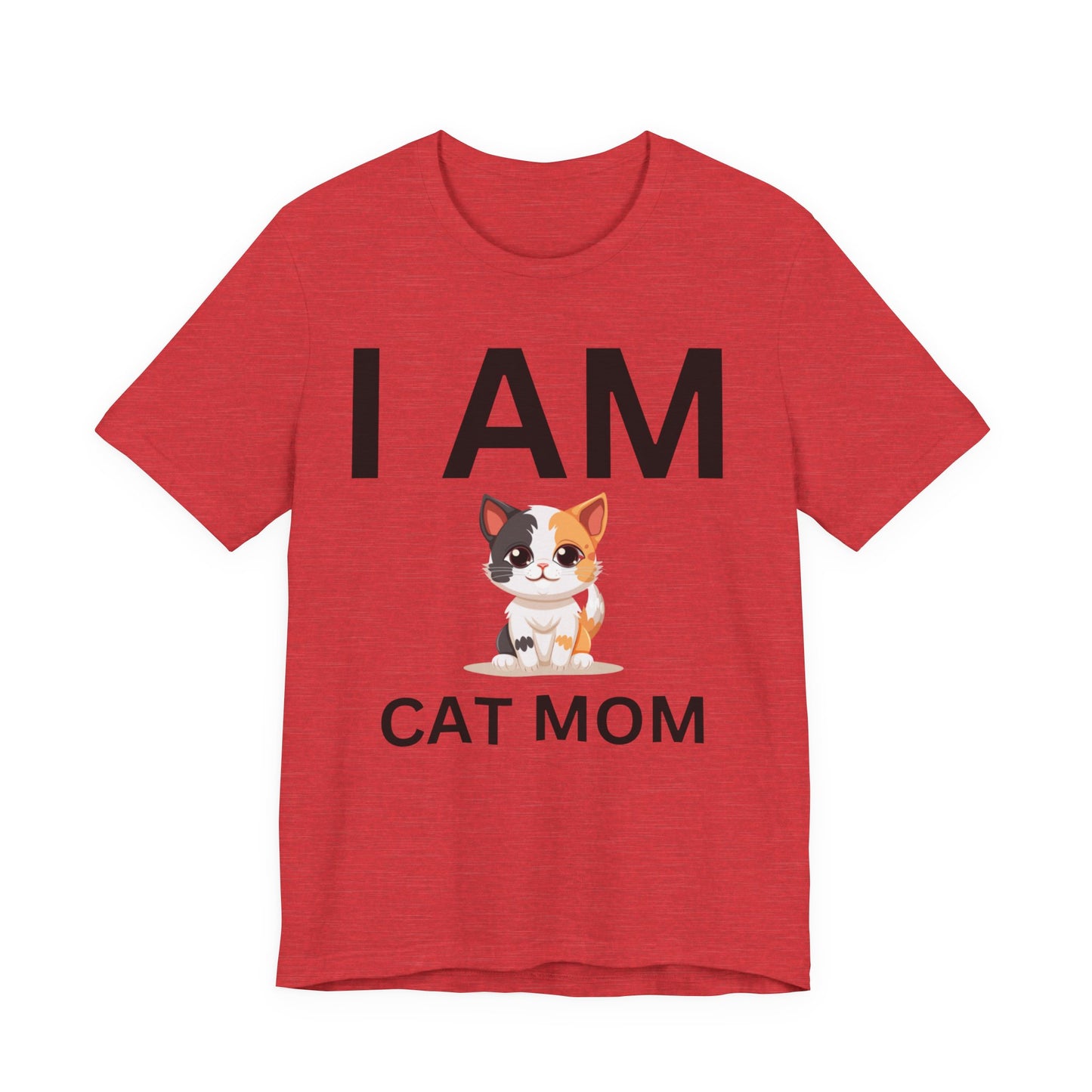 I AM Cat Mom Short Sleeve Tee
