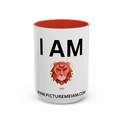 I AM Leo Inspirational Accent Coffee Mug - 11/15oz