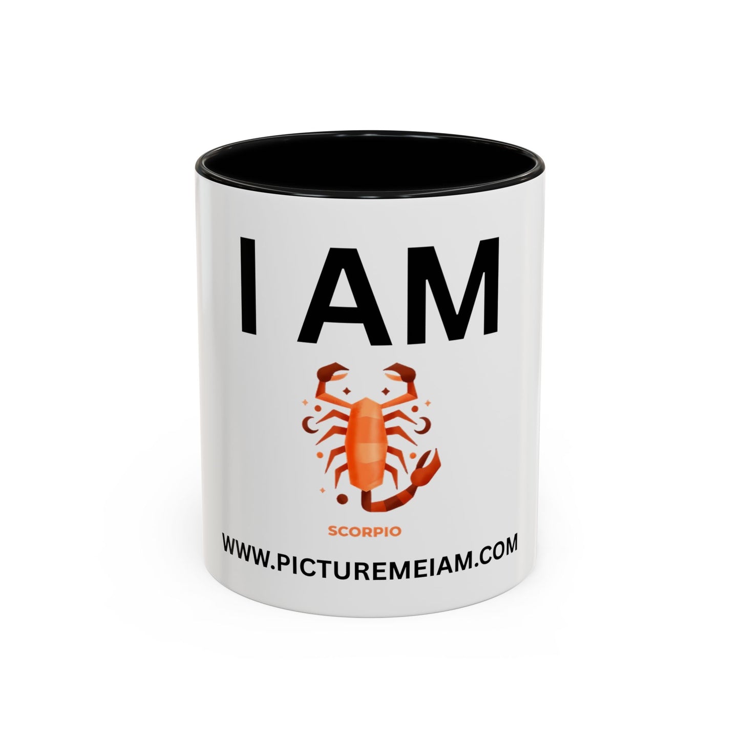 I AM Scorpio Inspirational Accent Coffee Mug - 11/15oz