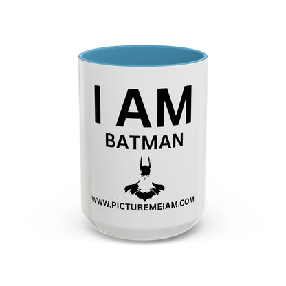 I AM Batman Inspirational Accent Coffee Mug - 11/15oz