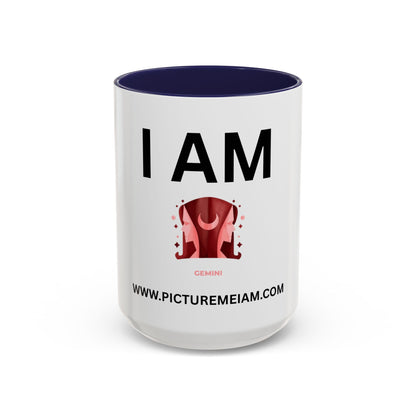 I AM Gemini Inspirational Accent Coffee Mug - 11/15oz