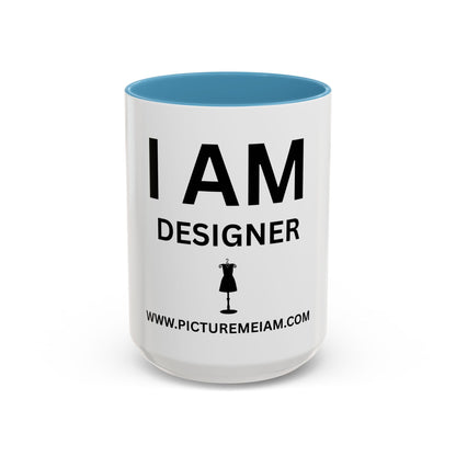 I AM Designer Inspirational Accent Coffee Mug - 11/15oz