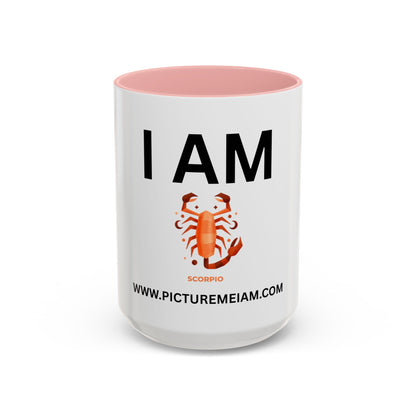 I AM Scorpio Inspirational Accent Coffee Mug - 11/15oz