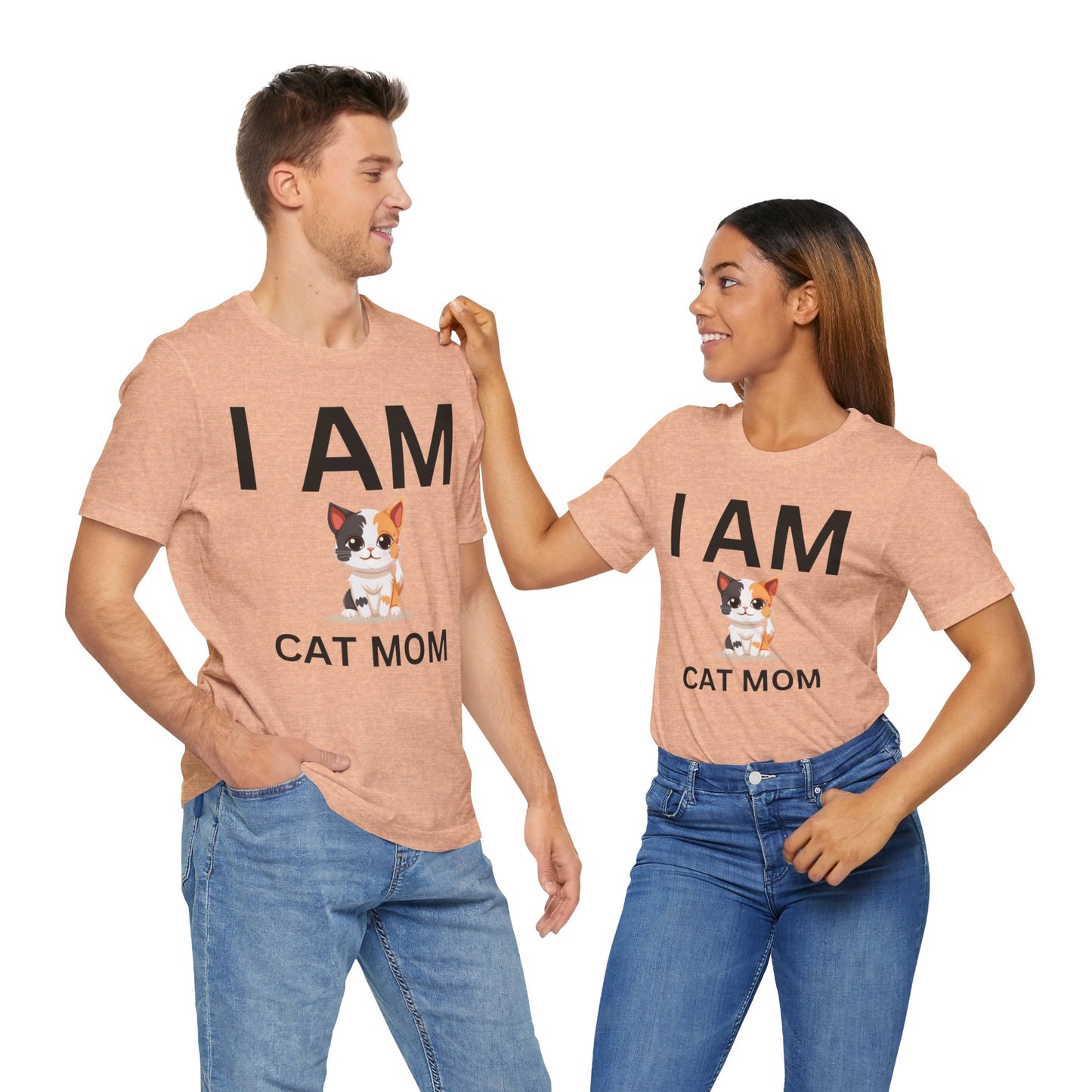 I AM Cat Mom Short Sleeve Tee