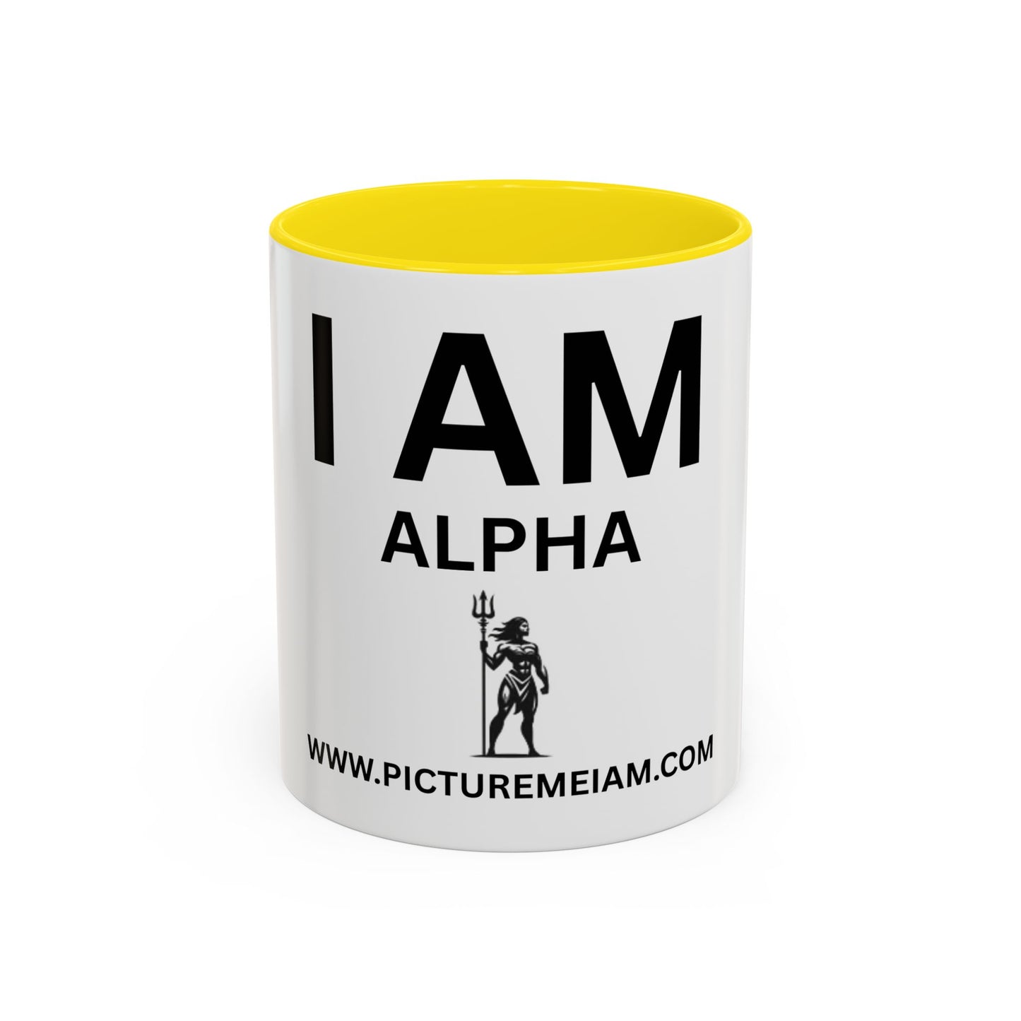 I AM Alpha Women Inspirational Accent Coffee Mug - 11/15oz