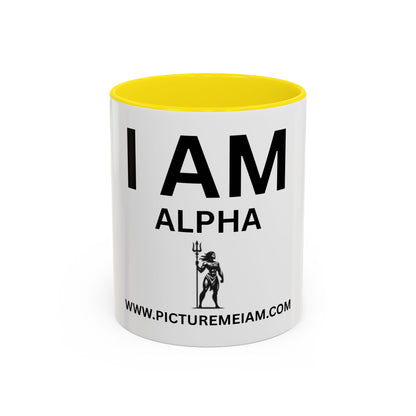I AM Alpha Women Inspirational Accent Coffee Mug - 11/15oz