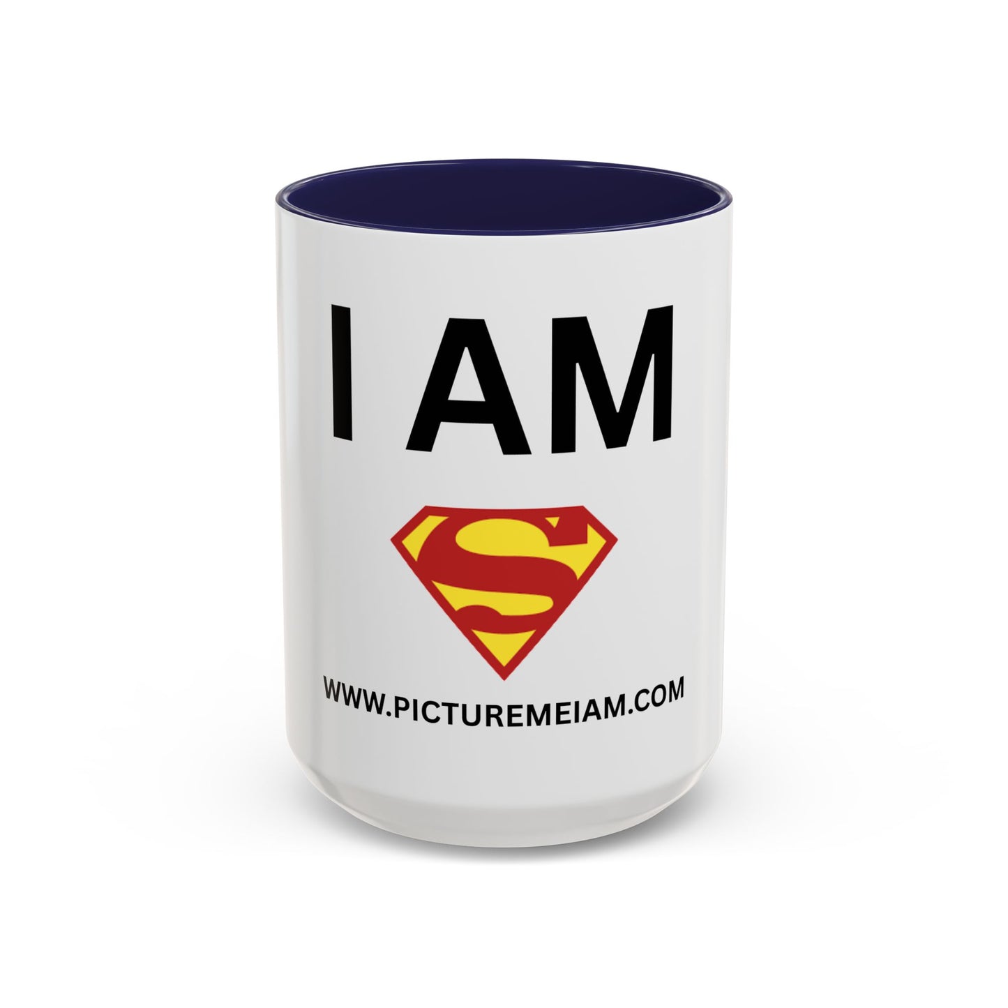 I AM Suprman Inspirational Accent Coffee Mug - 11/15oz