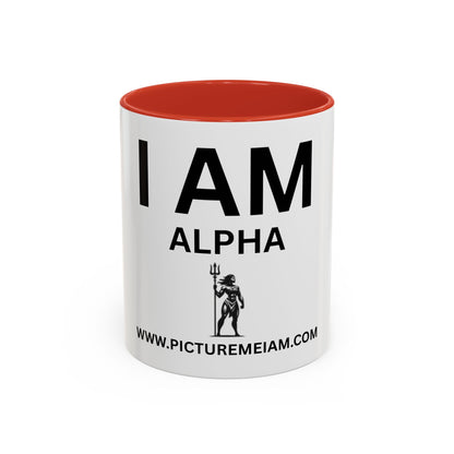 I AM Alpha Women Inspirational Accent Coffee Mug - 11/15oz