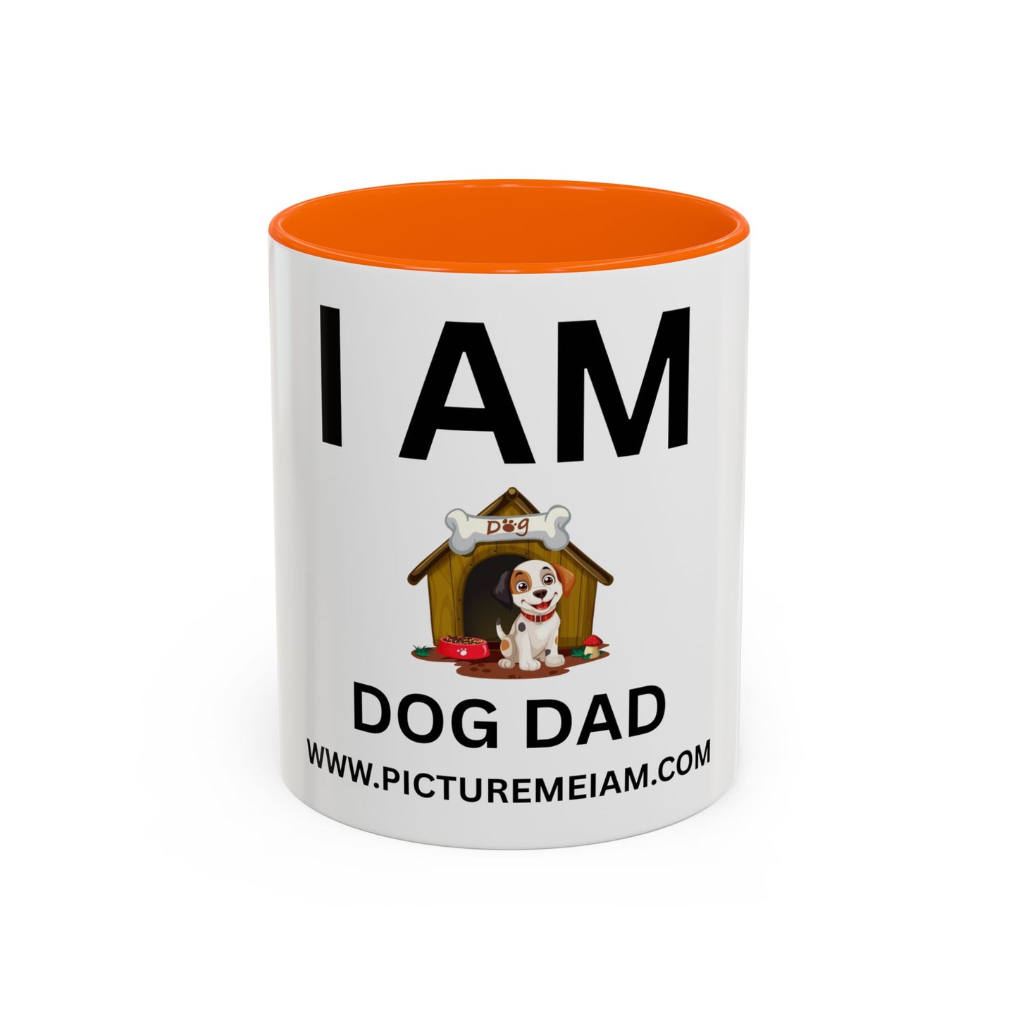 I AM Dog Dad Inspirational Accent Coffee Mug - 11/15oz