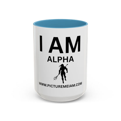I AM Alpha Men Inspirational Accent Coffee Mug - 11/15oz