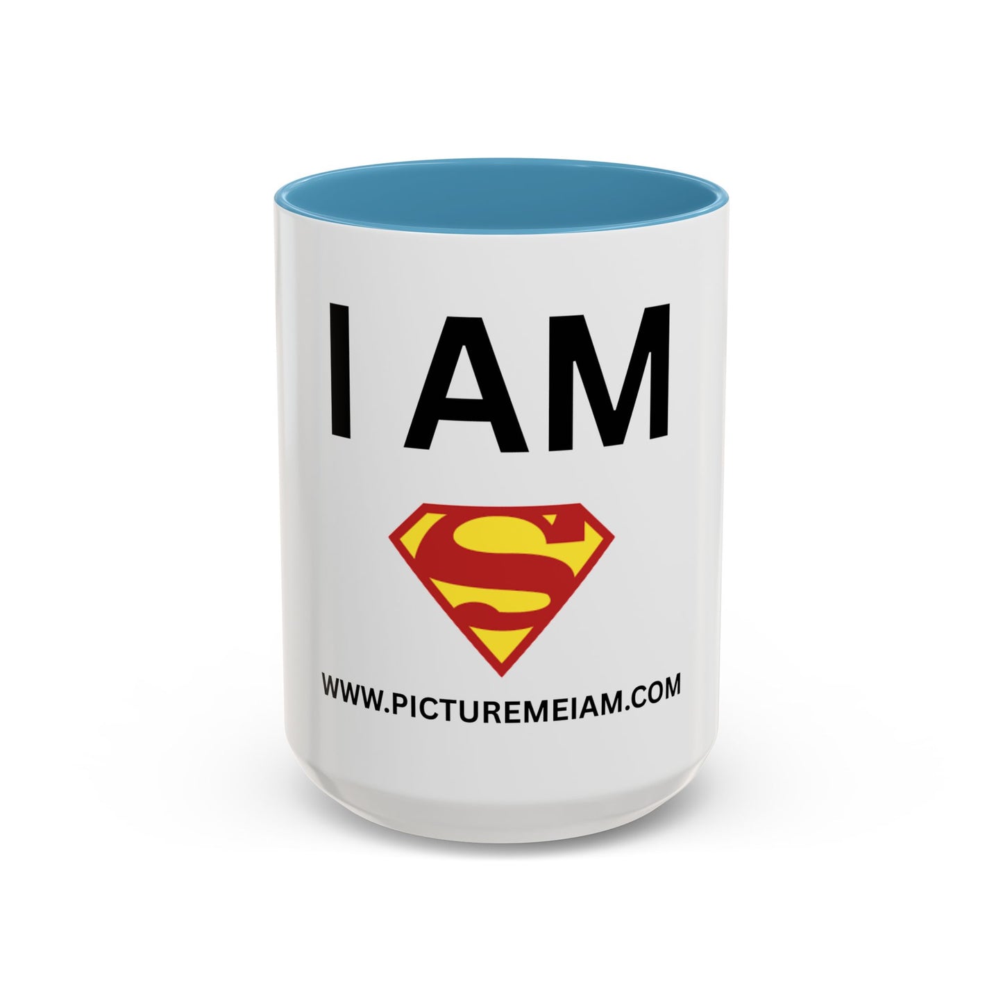 I AM Suprman Inspirational Accent Coffee Mug - 11/15oz