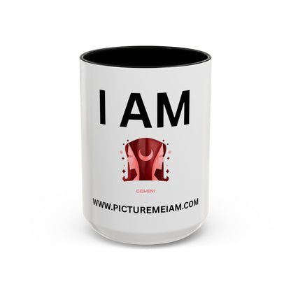 I AM Gemini Inspirational Accent Coffee Mug - 11/15oz