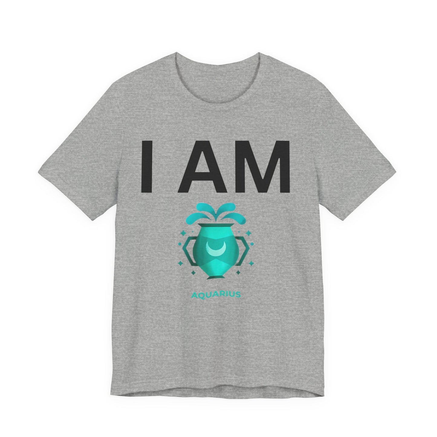 I AM Aquarius Unisex Short Sleeve Tee