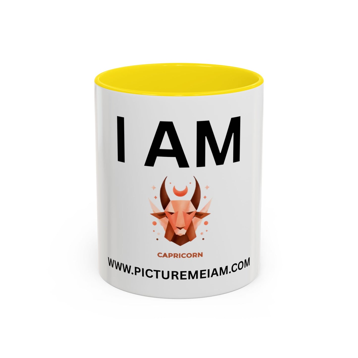 I AM Capricorn Inspirational Accent Coffee Mug - 11/15oz