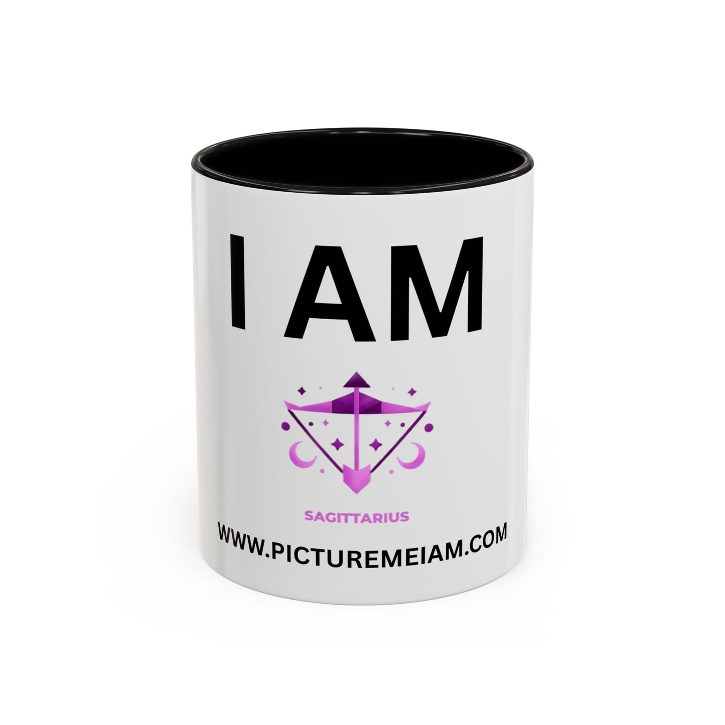 I AM Sagittarius Inspirational Accent Coffee Mug - 11/15oz