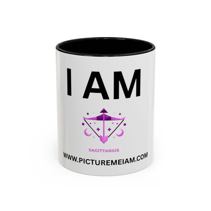 I AM Sagittarius Inspirational Accent Coffee Mug - 11/15oz