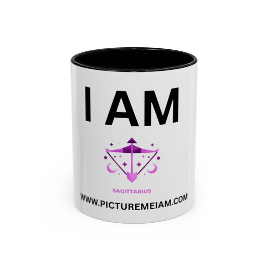 I AM Sagittarius Inspirational Accent Coffee Mug - 11/15oz