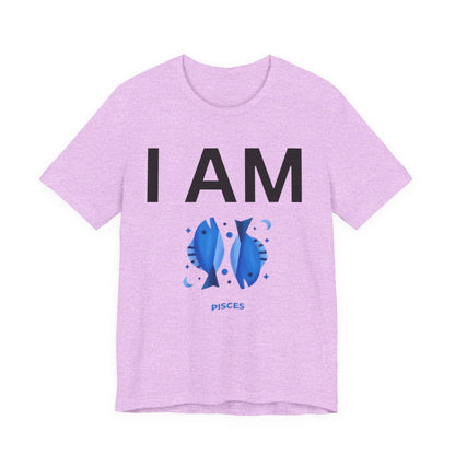 I AM Pisces Unisex Short Sleeve Tee