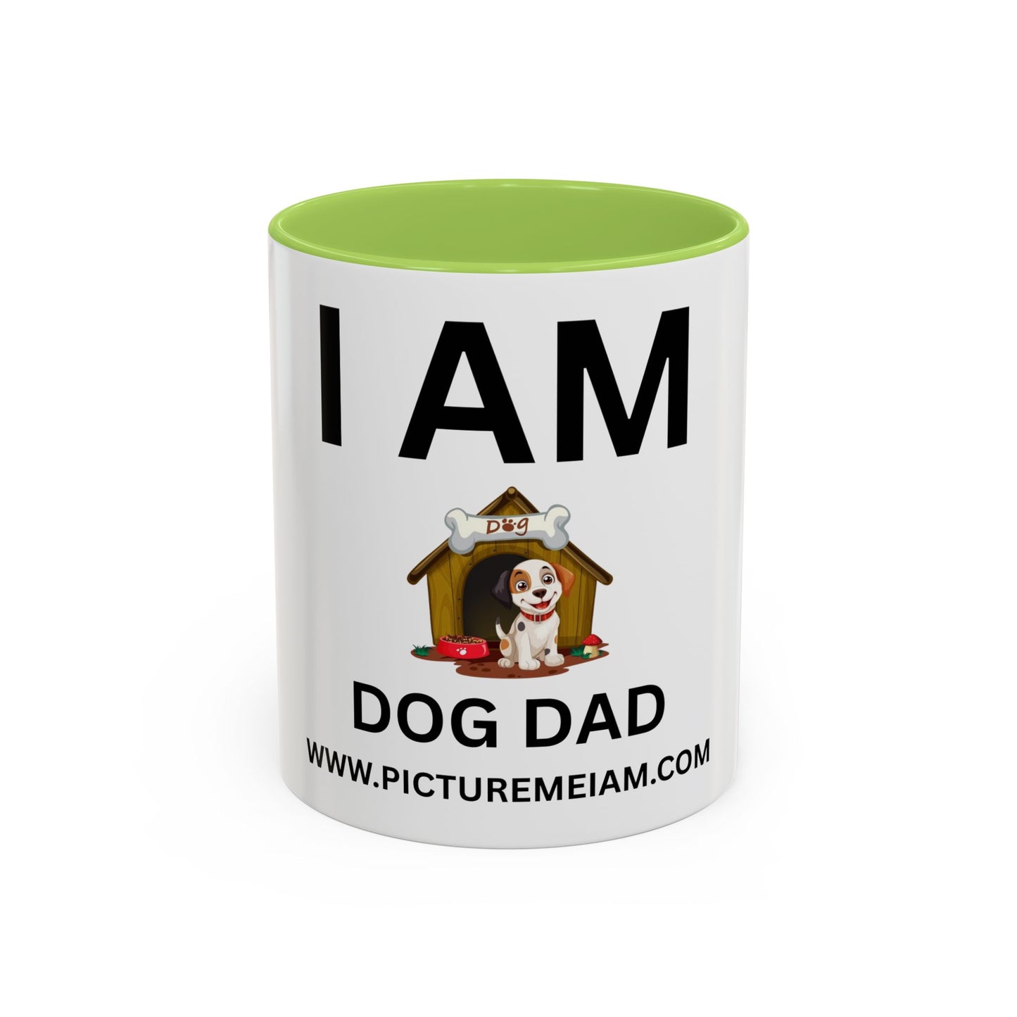 I AM Dog Dad Inspirational Accent Coffee Mug - 11/15oz