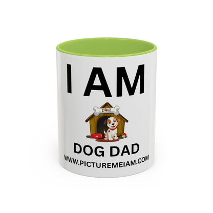 I AM Dog Dad Inspirational Accent Coffee Mug - 11/15oz