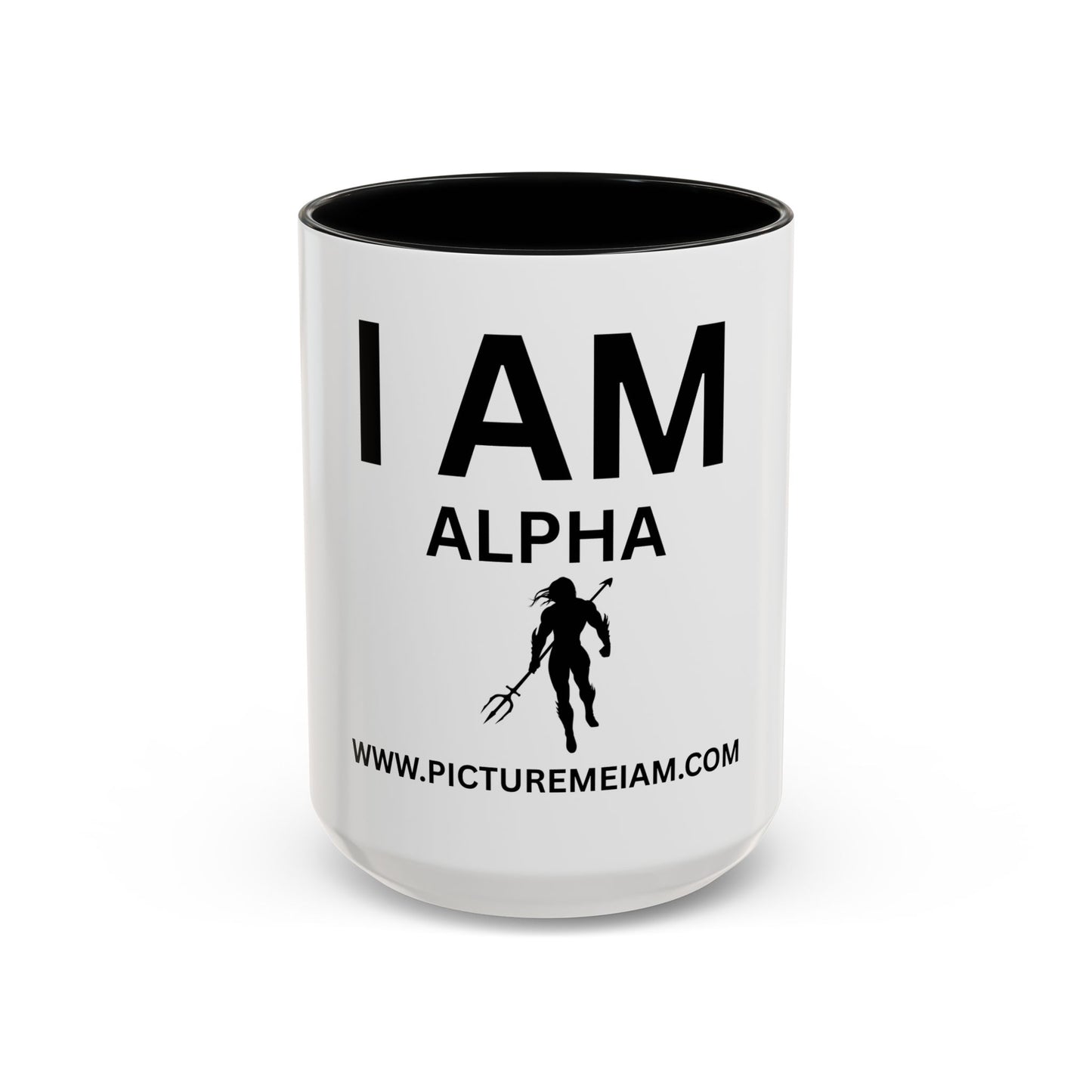 I AM Alpha Men Inspirational Accent Coffee Mug - 11/15oz