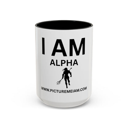 I AM Alpha Men Inspirational Accent Coffee Mug - 11/15oz