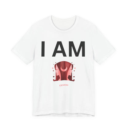 I AM Gemini Unisex Short Sleeve Tee