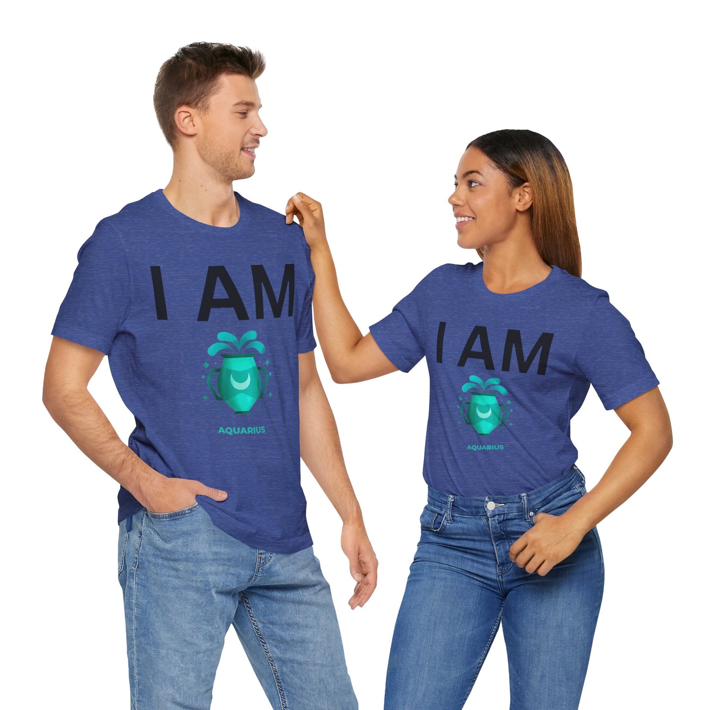 I AM Aquarius Unisex Short Sleeve Tee
