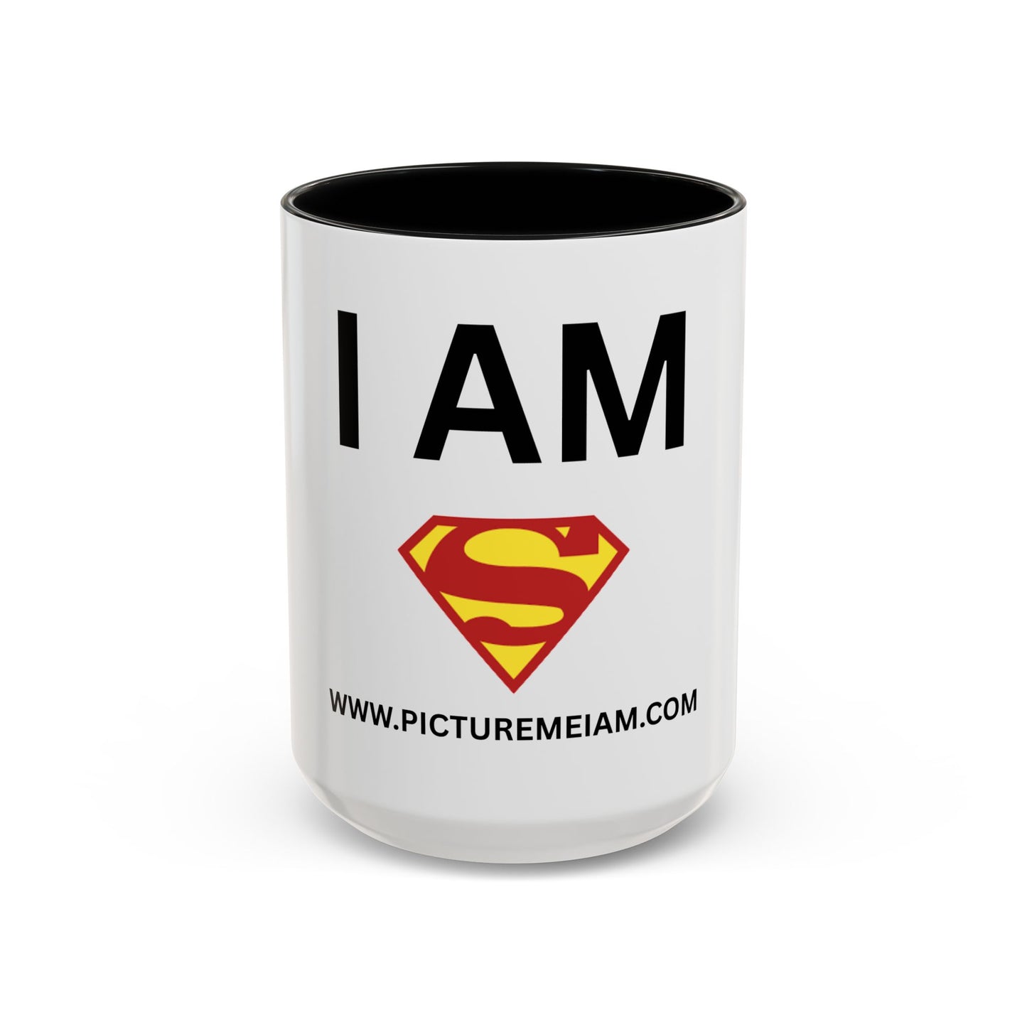 I AM Suprman Inspirational Accent Coffee Mug - 11/15oz